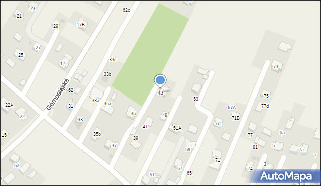 Gilowice, Korfantego Wojciecha, 43, mapa Gilowice