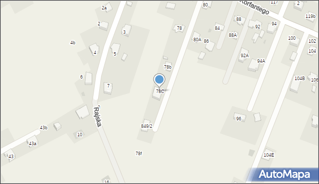 Gilowice, Korfantego Wojciecha, 78c, mapa Gilowice