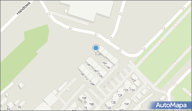 Gliwice, Kozielska, 76zb, mapa Gliwic