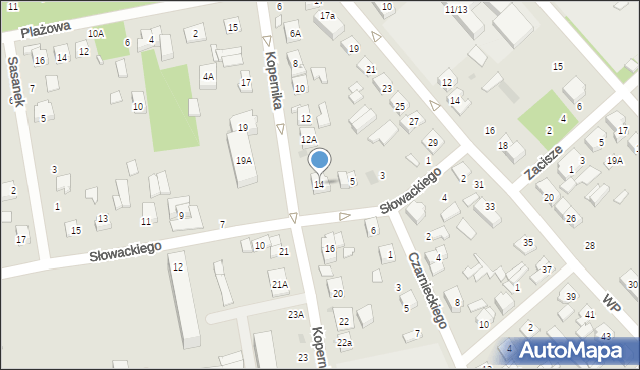 Głowno, Kopernika Mikołaja, 14, mapa Głowno