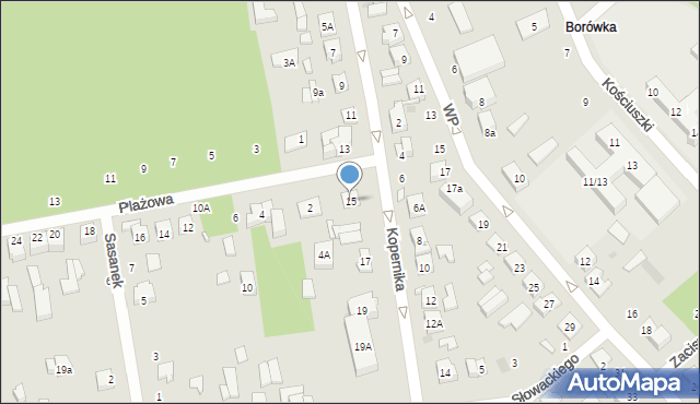 Głowno, Kopernika Mikołaja, 15, mapa Głowno
