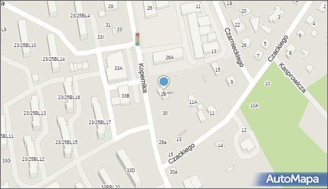 Głowno, Kopernika Mikołaja, 28, mapa Głowno
