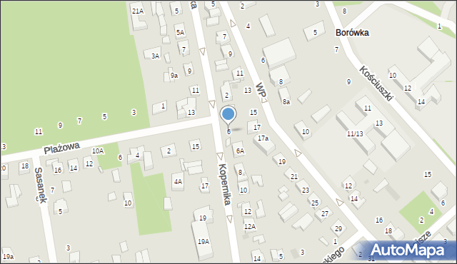 Głowno, Kopernika Mikołaja, 6, mapa Głowno