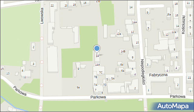 Głubczyce, Kochanowskiego Jana, 14, mapa Głubczyce