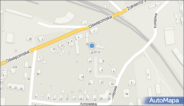 Głubczyce, Kolejowa, 12, mapa Głubczyce