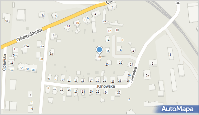 Głubczyce, Kolejowa, 18, mapa Głubczyce