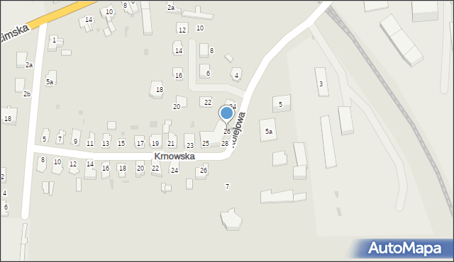 Głubczyce, Kolejowa, 26, mapa Głubczyce