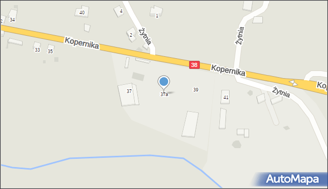 Głubczyce, Kopernika Mikołaja, 37a, mapa Głubczyce