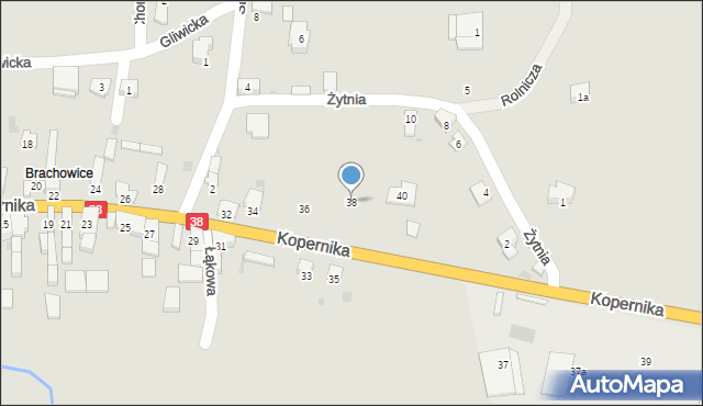 Głubczyce, Kopernika Mikołaja, 38, mapa Głubczyce