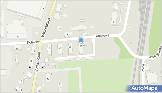 Głuchołazy, Kolejowa, 18, mapa Głuchołazy