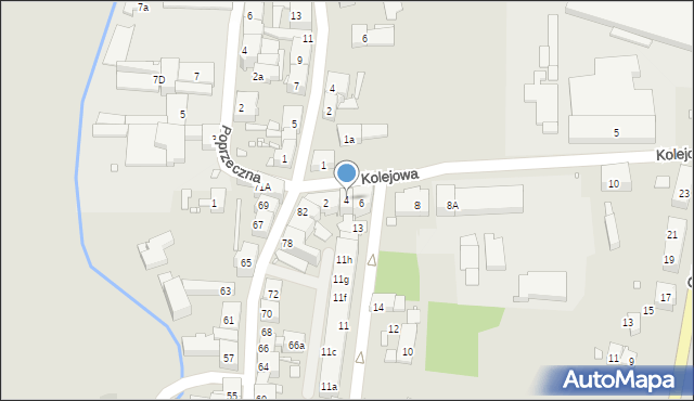 Głuchołazy, Kolejowa, 4, mapa Głuchołazy