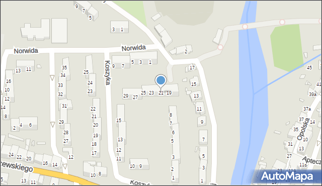 Głuchołazy, Konopnickiej Marii, 21, mapa Głuchołazy