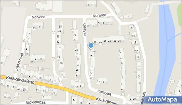 Głuchołazy, Koszyka Szymona, 16, mapa Głuchołazy