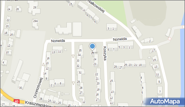 Głuchołazy, Koszyka Szymona, 25, mapa Głuchołazy