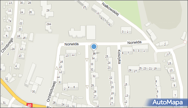 Głuchołazy, Koszyka Szymona, 35, mapa Głuchołazy