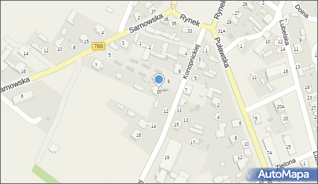 Gniewoszów, Konopnickiej Marii, 10, mapa Gniewoszów