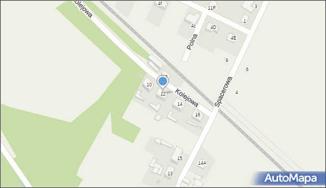 Goczałków, Kolejowa, 12, mapa Goczałków