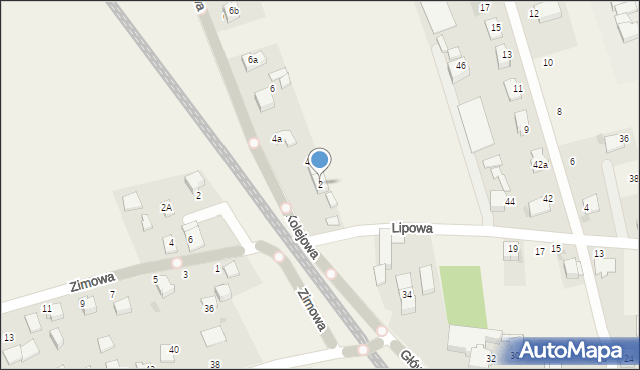 Goczałkowice-Zdrój, Kolejowa, 2, mapa Goczałkowice-Zdrój