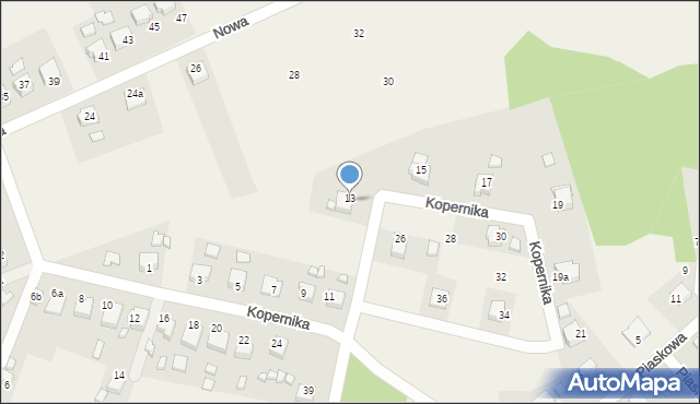 Godów, Kopernika Mikołaja, 13, mapa Godów