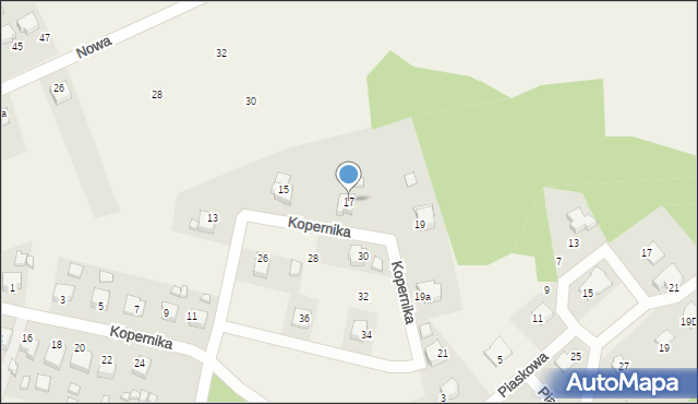 Godów, Kopernika Mikołaja, 17, mapa Godów