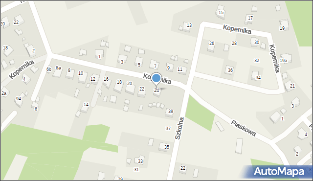 Godów, Kopernika Mikołaja, 24, mapa Godów