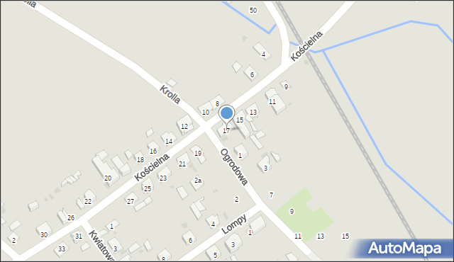 Gogolin, Kościelna, 17, mapa Gogolin