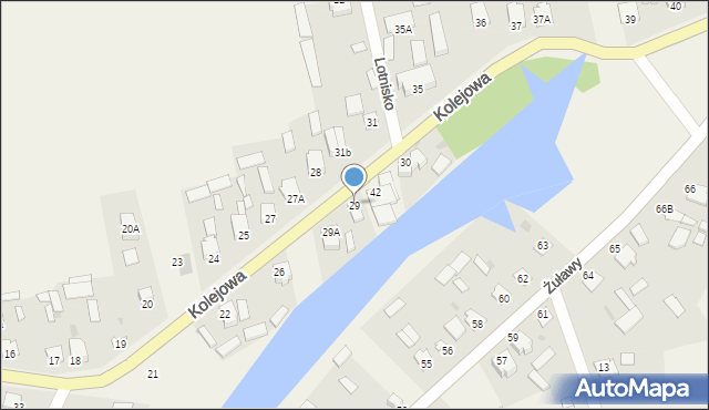 Gołąb, Kolejowa, 29, mapa Gołąb