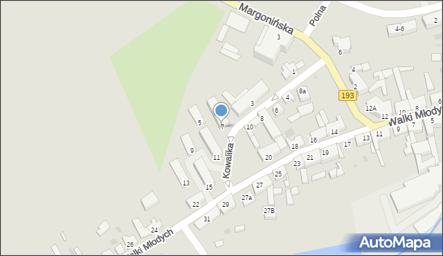 Gołańcz, Kowalika Piotra, dr., 7, mapa Gołańcz