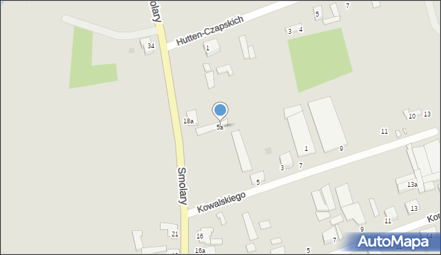 Gołańcz, Kowalskiego Włodzimierza, ppłk., 5a, mapa Gołańcz