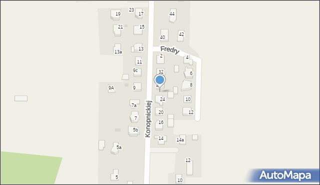 Golasowice, Konopnickiej Marii, 26, mapa Golasowice