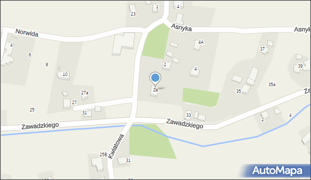 Golasowice, Konopnickiej Marii, 2a, mapa Golasowice