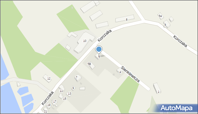 Golasowice, Korczaka Janusza, 5, mapa Golasowice