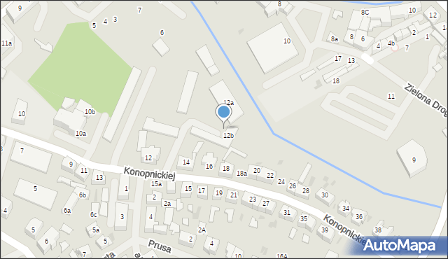 Goleniów, Konopnickiej Marii, 12l, mapa Goleniów
