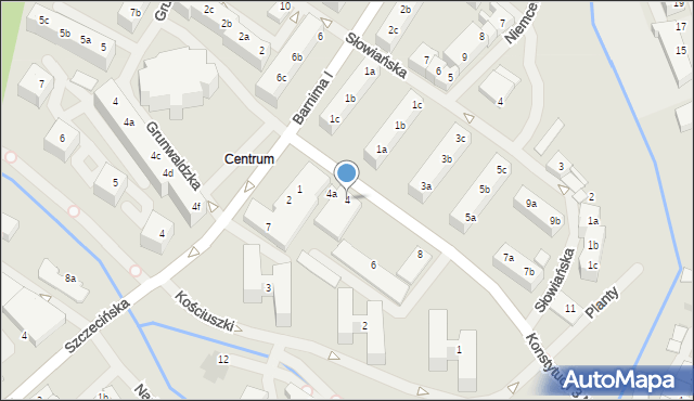 Goleniów, Konstytucji 3 Maja, 4, mapa Goleniów