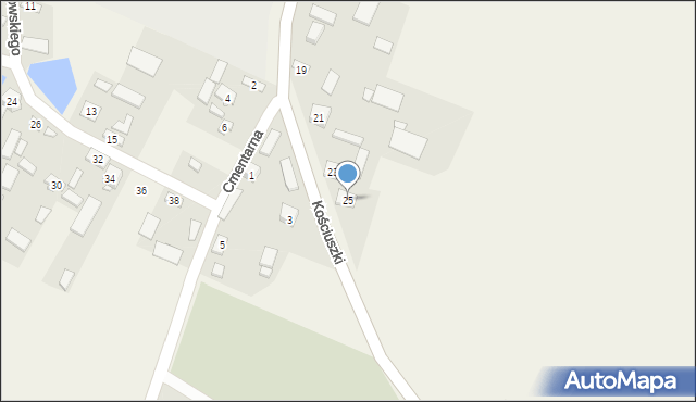 Goleniowy, Kościuszki Tadeusza, gen., 25, mapa Goleniowy