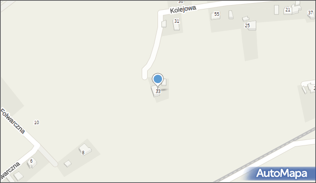 Goleszów, Kolejowa, 33, mapa Goleszów