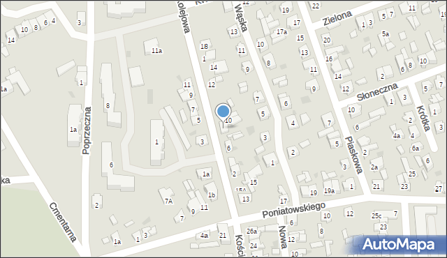 Golina, Kolejowa, 8, mapa Golina