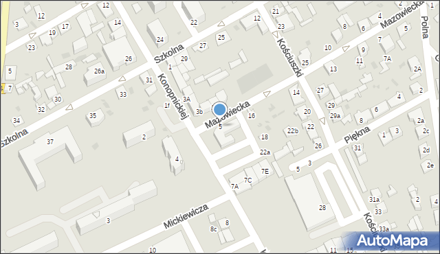 Golub-Dobrzyń, Konopnickiej Marii, 5, mapa Golub-Dobrzyń