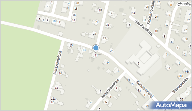 Góra, Konopnickiej Marii, 11, mapa Góra