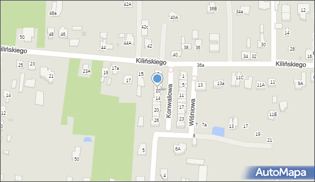 Góra Kalwaria, Konwaliowa, 10, mapa Góra Kalwaria