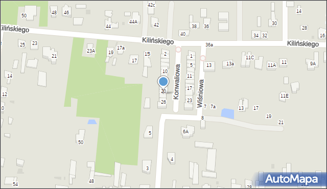 Góra Kalwaria, Konwaliowa, 22, mapa Góra Kalwaria