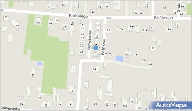 Góra Kalwaria, Konwaliowa, 27, mapa Góra Kalwaria