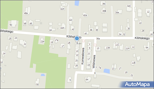 Góra Kalwaria, Konwaliowa, 4, mapa Góra Kalwaria