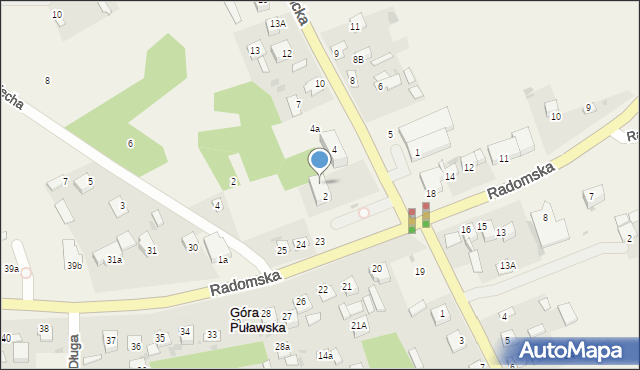 Góra Puławska, Kozienicka, 3, mapa Góra Puławska
