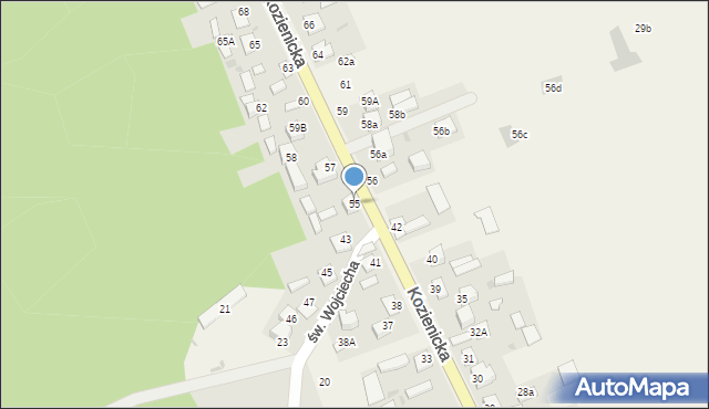 Góra Puławska, Kozienicka, 55, mapa Góra Puławska