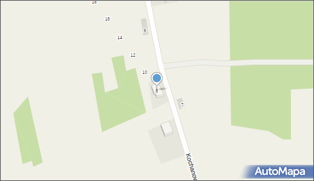 Góra Siewierska, Kochanowskiego Jana, 8, mapa Góra Siewierska