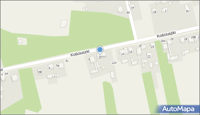 Góra Siewierska, Kościuszki Tadeusza, gen., 10, mapa Góra Siewierska