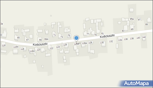 Góra Siewierska, Kościuszki Tadeusza, gen., 126A, mapa Góra Siewierska