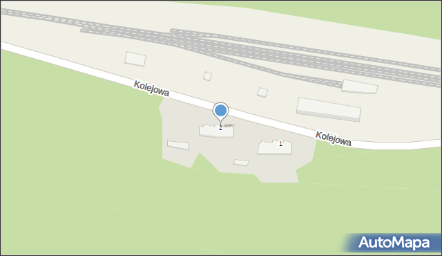 Góra Włodowska, Kolejowa, 2, mapa Góra Włodowska