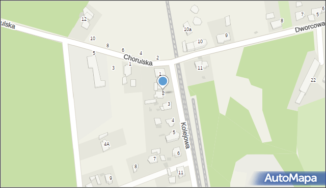 Górażdże, Kolejowa, 2, mapa Górażdże